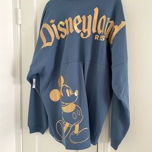 NWT Disney Parks Mickey Mouse Iridescent Spirit Jersey Size XXL | Blue and Gold
